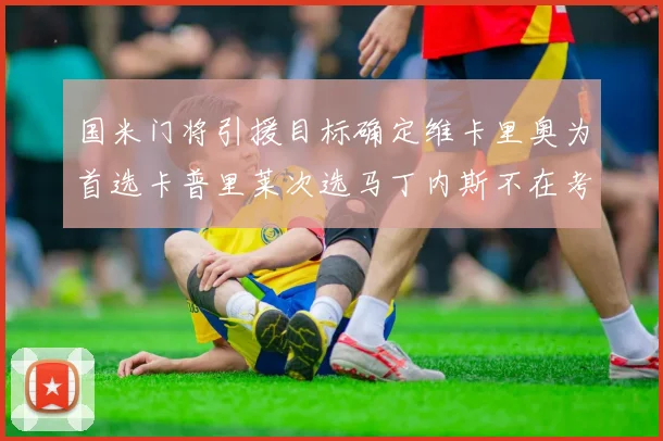 国米门将引援目标确定维卡里奥为首选卡普里莱次选马丁内斯不在考虑之中